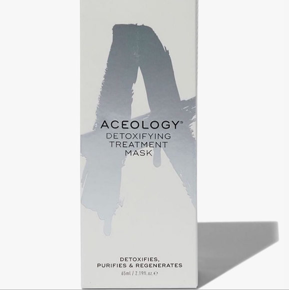 Aceology Facial Mask Detoxifying Treatment Shade: Black Full Size NWT - Picture 6 of 7
